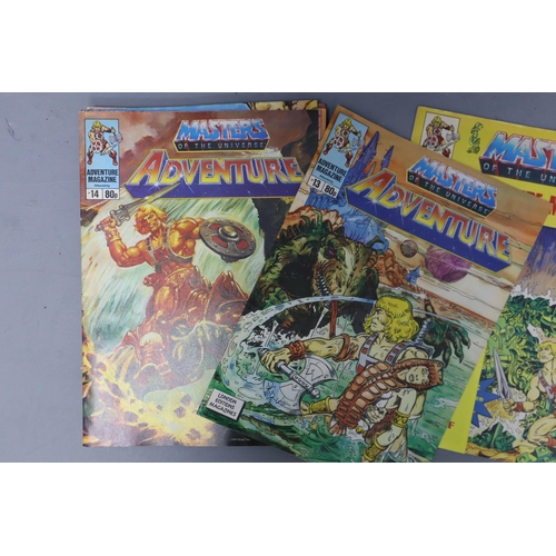 536 - A Selection of Seventeen 1980's Adventure Magazine Master of The Universe Comics. Includes Editions ... 