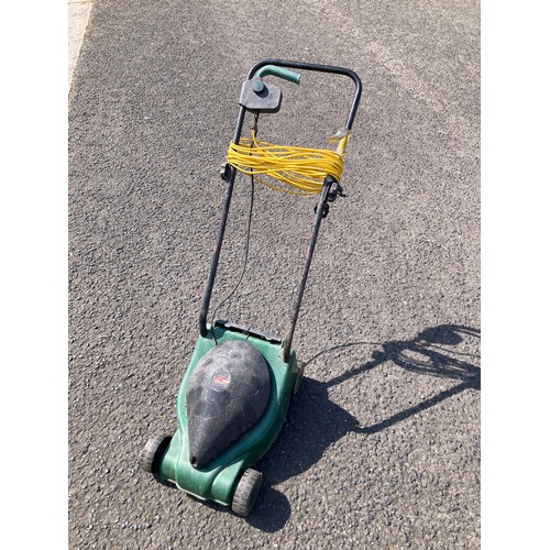 731 - Power Devil 1000w electric lawn mower (missing grass box working when tested). NO POSTAGE ON THIS IT... 