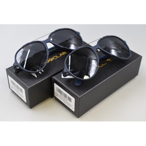 459 - Two Brand New Boxed Pairs of Designer Puoclar Polarised Sunglasses