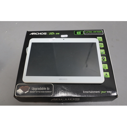 664 - BOXED Archos 10.1 inch Android Tablet With Accessories. Working at Testing and another working Small... 