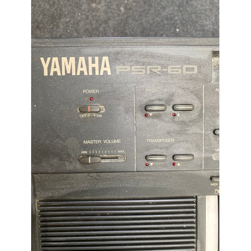 669 - Yamaha PSR - 60 keyboard (untested). NO POSTAGE ON THIS ITEM