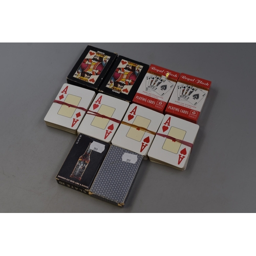 508 - Collection of 10 packs of playing cards (mixed and some without boxes)