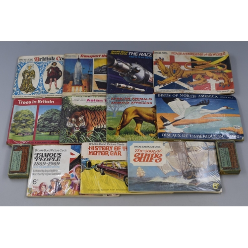 528 - A Selection of Vintage Tea and Cigarette Cards To Include Flags and Emblems of the World, Birds of N... 