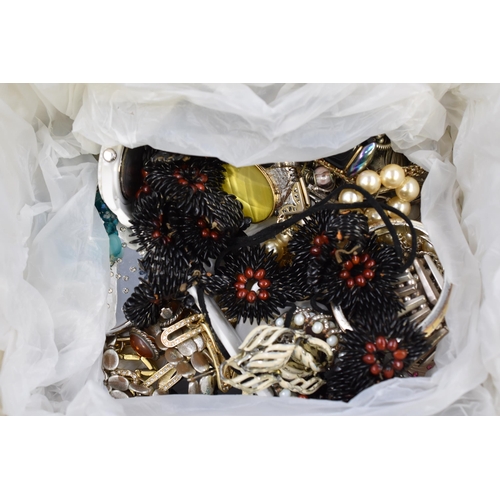 529 - Box of Unsorted Jewellery