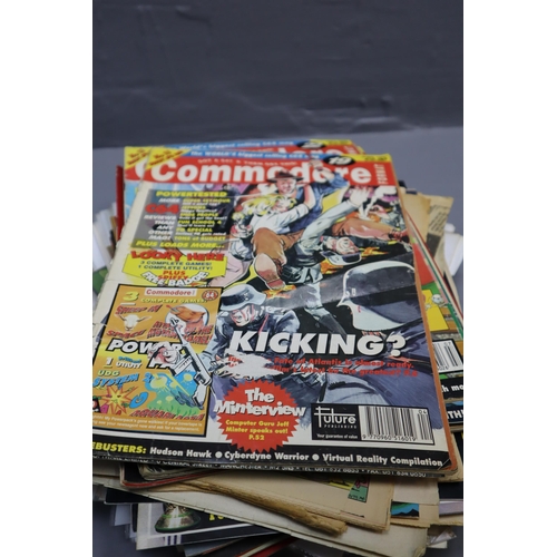 532 - Large collection of Computer magazines, football magazines & cartoon comics including 1986 DC Su... 