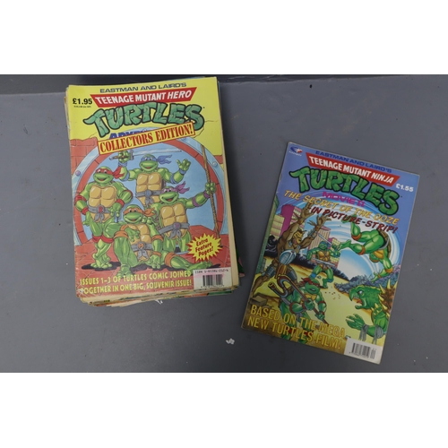 534 - A Large Selection of 1990's Eastman and Laird's Teenage Mutant Ninja Turtles Comics. Includes Mostly... 