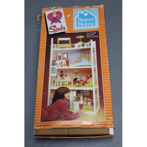 594 - A Boxed Retro 1980's Pedigree Sindy 'Super Home', Appears Complete But Not Fully Assembled