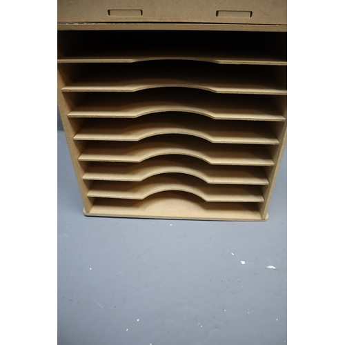 689 - Three Papercraft Storage Cabinets As New.