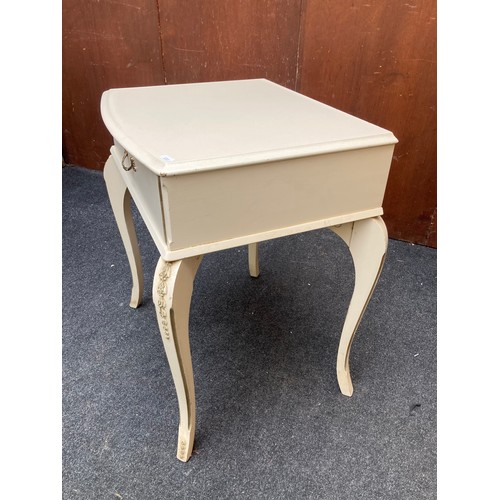 691 - Vintage French bedside table (23