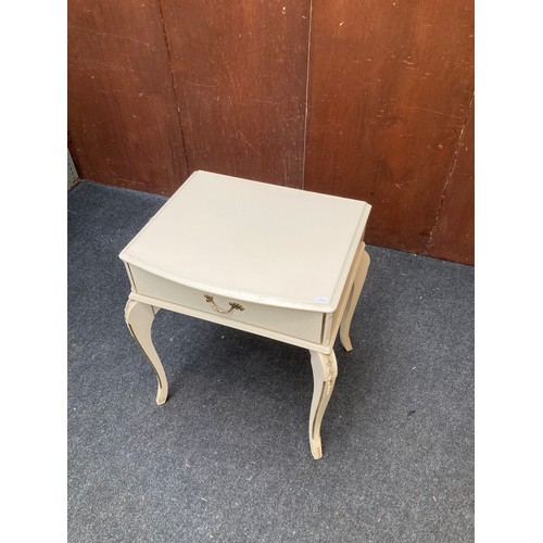 691 - Vintage French bedside table (23