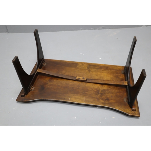 764 - A Wooden Victorian Lap Tray, Approx 23.5