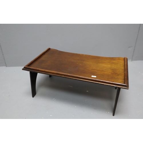 764 - A Wooden Victorian Lap Tray, Approx 23.5