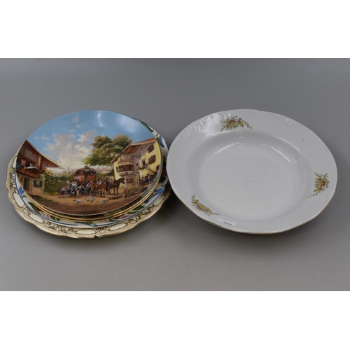 895 - Selection of 6 Cabinet Plates including Poole, Royal Doulton, Royal Grafton and More