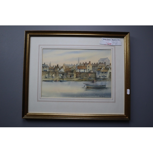 903 - Mixed Collection of Framed and Glazed Pictures to include a Les Harris original oil on paper, Hand S... 