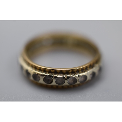 3 - Hallmarked 375 (9ct) Gold Eternity Ring (Size L) Complete Presentation Box