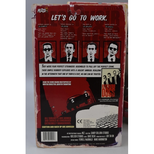 468 - Selection of 4 Reservoir Dogs Action Figures Including Mr. Pink, Mr. Blonde, Mr. White and Mr. Orang... 