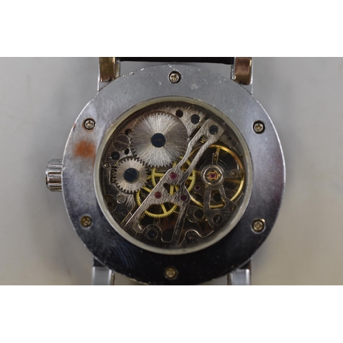 51 - Winner Gents Mechanical Skeleton Watch (Working)