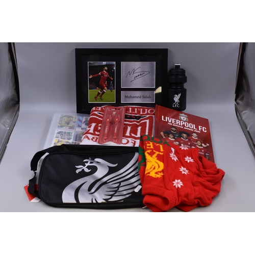 481 - Selection of Liverpool FC Memrobillia with a Book of Match Attack Cards and More