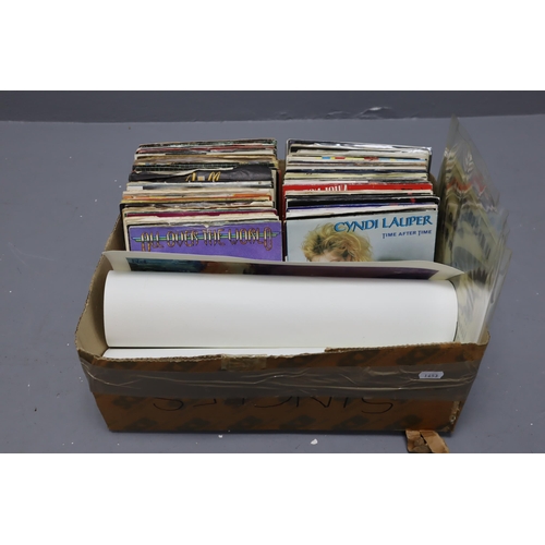 482 - Approx 135 45rpm Vinyl Singles From the 1980s (Please see lists for details)