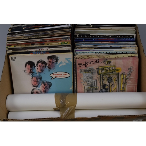 486 - Approx 106 45rpm Vinyl 1980s Singles (Please See Lists For Details)