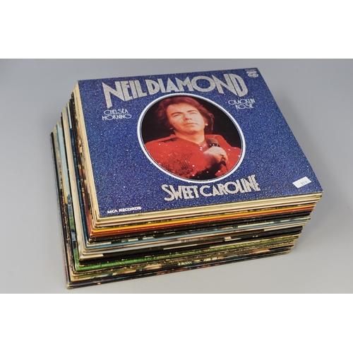 495 - Collection of Various 1970's Vinyl LP's to Include Artists, Neil Diamond, ABBA, Labi Siffre, Bee Gee... 