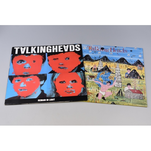 496 - Talking Heads: Two Vinyl LP's By 'Talking Heads' Little Creatures ( EJ24 0351 1 ) and Remain in Ligh... 