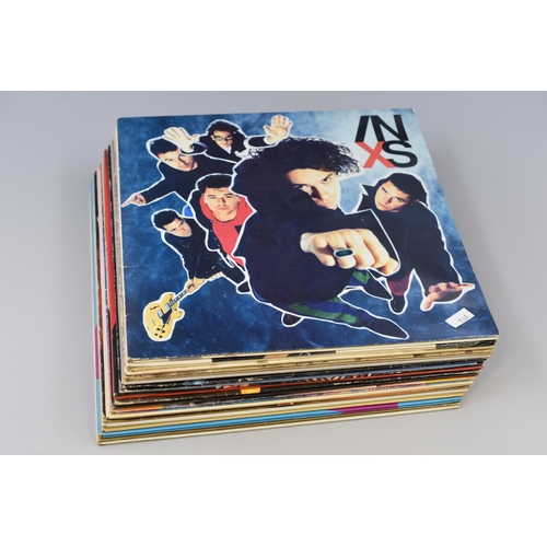 507 - Collection of Various 1980's Vinyl LP's to Include, Inxs ( X ) Michael Jackson ( Bad ) Madonna ( Lik... 