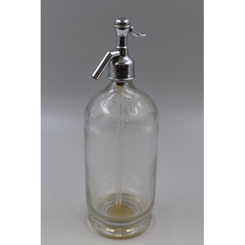 358 - Nuttall's of Blackburn Glass Soda Syphon circa 1940