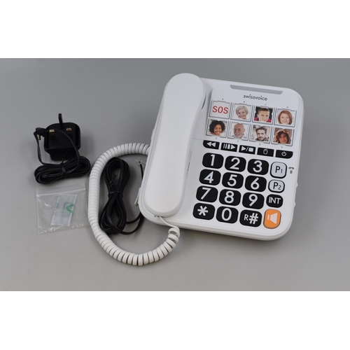 515 - Boxed Swissvoice Xtra 3155 Home telephone Unit (main Unit only complete with Power lead powers on wh... 