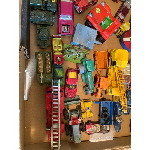 538 - Large selecction of Corgi/Dinky die cast vehicles mostly spares or repair