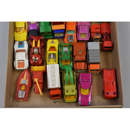 542 - A Selection of Twenty-Eight Matchbox Playworn Die Cast Vehicles