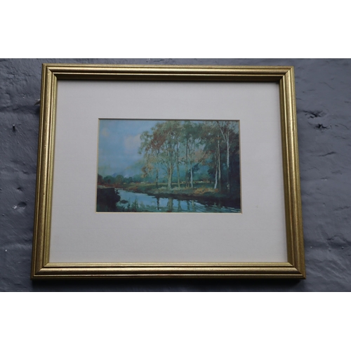 384 - Four Framed and Glazed Local Artist W Heaton Cooper Prints Displaying Local Areas to include Amblesi... 