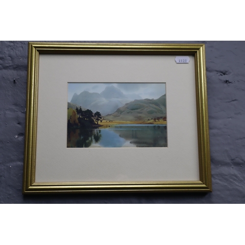 384 - Four Framed and Glazed Local Artist W Heaton Cooper Prints Displaying Local Areas to include Amblesi... 