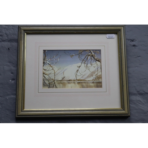 384 - Four Framed and Glazed Local Artist W Heaton Cooper Prints Displaying Local Areas to include Amblesi... 