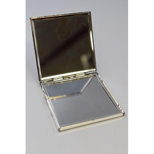 Boxed Designer Vera Wang Wedgwood Love Knots Compact Mirror with