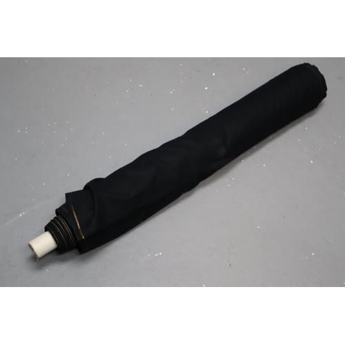 558 - Large Roll Of Good Quality Black Felt Material unknown length