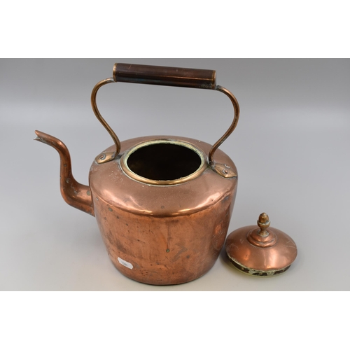 393 - Antique Copper Kettle