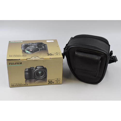 418 - Boxed Fujifilm Finepix S4500 Camera complete with lead, Strap, and Storage Case (untested item)