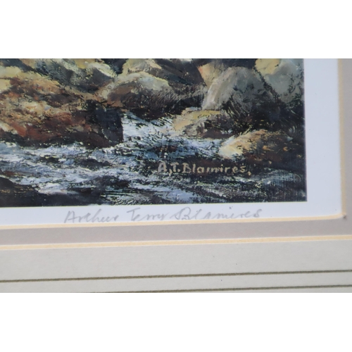 428 - A Selection of Four Framed and Glazed Signed Prints To Include Two Terry Halpin Prints Depicting Loc... 