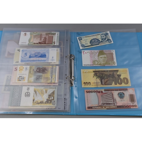 137 - Large Collection of Over Fifty Worldwide Bank Notes - All Different & UNC