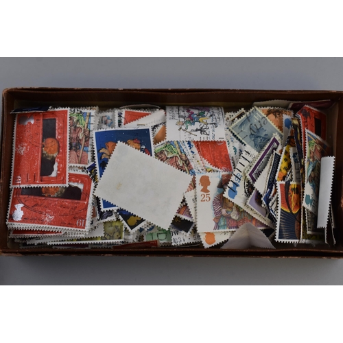 439 - Box of Loose British Stamps and a Box of World Stamps in Envelopes