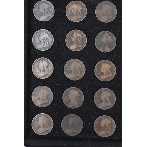 141 - Date Run of Victoria Pennies (1875 to 1901)