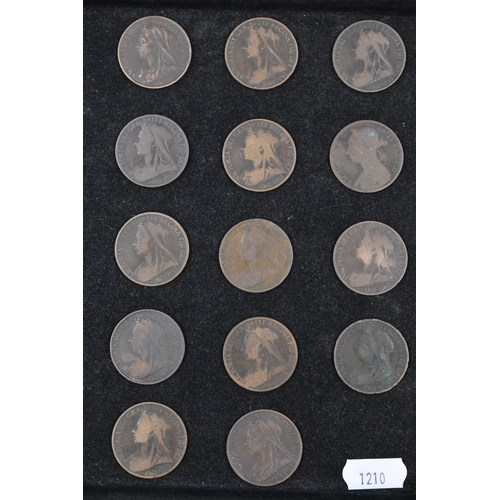 141 - Date Run of Victoria Pennies (1875 to 1901)