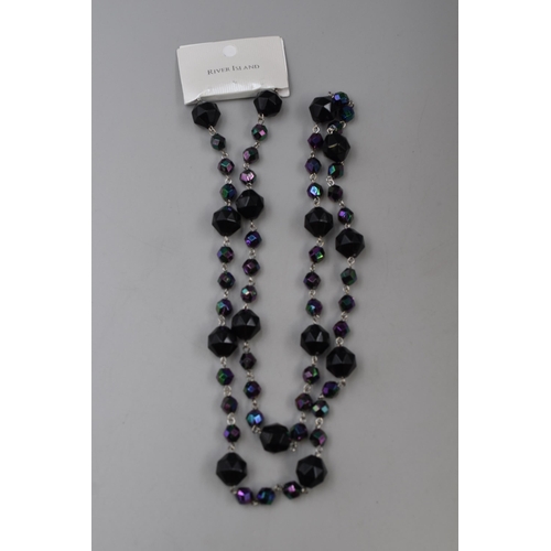 444 - A Large Selection of River Island Designer Beaded Necklaces, Approx 4.4kg