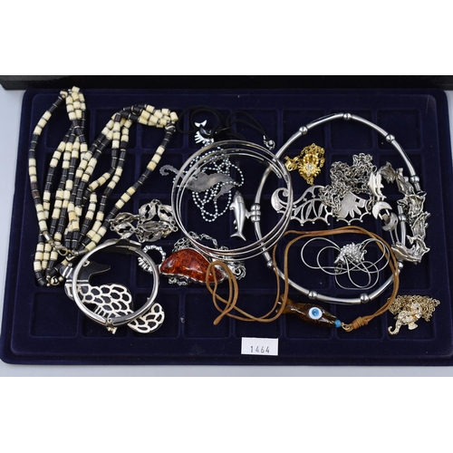 447 - A Large Selection of Sea Life/Nautical Themed Jewellery Pieces. Includes Dolphins, Shark, Sea Horses... 