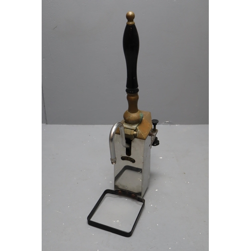 844 - Vintage Heavy Brass Cask Beer Pump Head