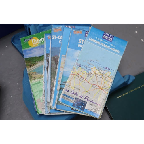 850 - A Large Selection of Road and A-Z Maps, Drivers Licenses, And Driving Medals. Includes Many Ordinanc... 