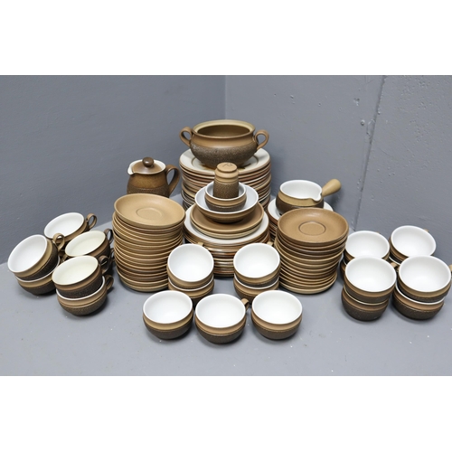 857 - A One Hundred and Six Piece Denby Cotswold Tea and Dinner Service. Includes Sixteen Dinner Plates, T... 