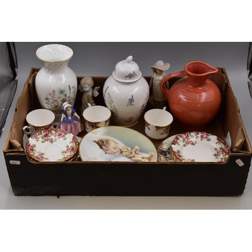 862 - Mixed Selection including Royal Stafford, Royal Doulton, Aynsley, Danbury Mint, Nao and More (a/f)