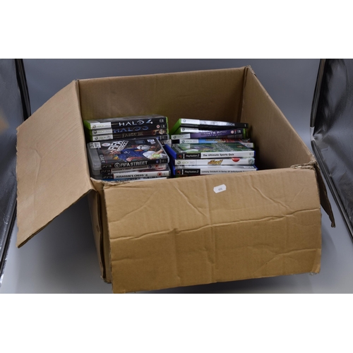 819 - Large Selection of Mainly Xbox 360, Playstation 2 and Playstation 3 Games Including Fallout 3, G-For... 